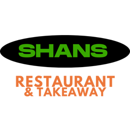 Shans Restaurant and Takeaway logo.